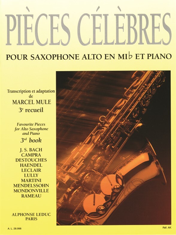 Cover: 9790046289989 | Pieces Celebres Vol.3 | Partitur | Alphonse Leduc | EAN 9790046289989