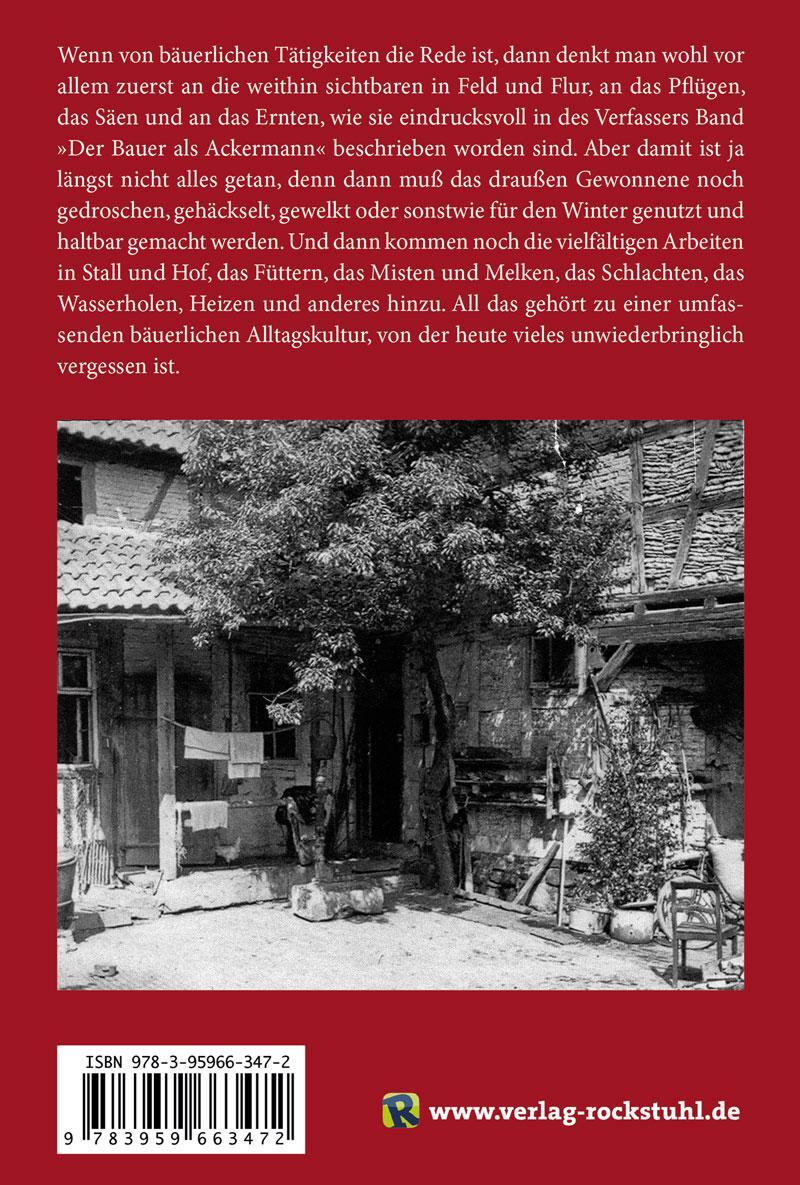 Rückseite: 9783959663472 | Bäuerliche Tätigkeiten in Scheune, Stall, Haus und Hof | Erich Röth