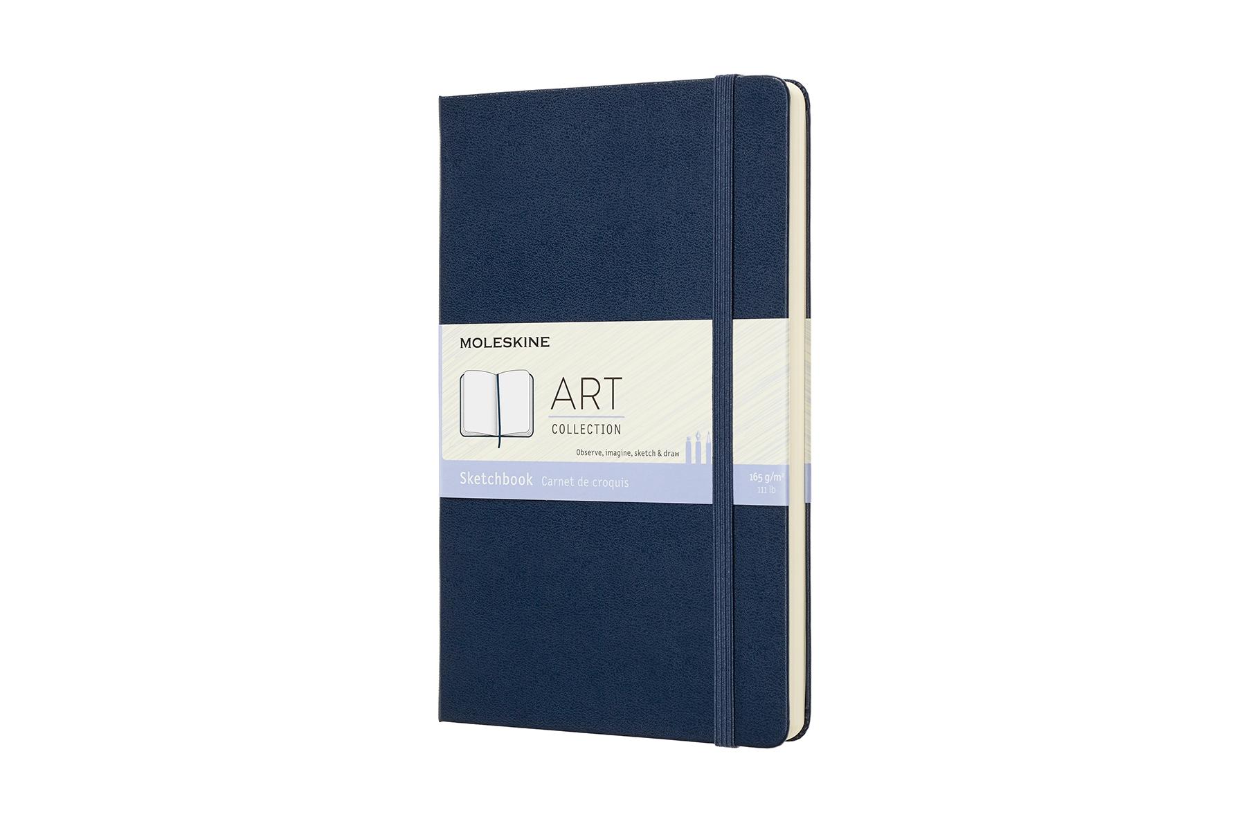 Cover: 8058341715611 | Moleskine Skizzenbuch, Large/A5, 165G-Papier, Hard Cover, Saphir