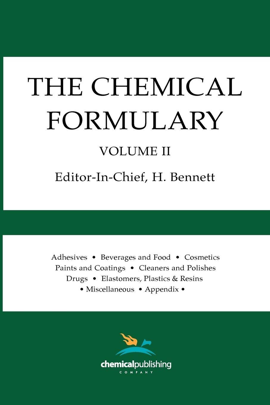 Cover: 9780820602608 | The Chemical Formulary, Volume 2 | H. Bennett | Taschenbuch | Englisch