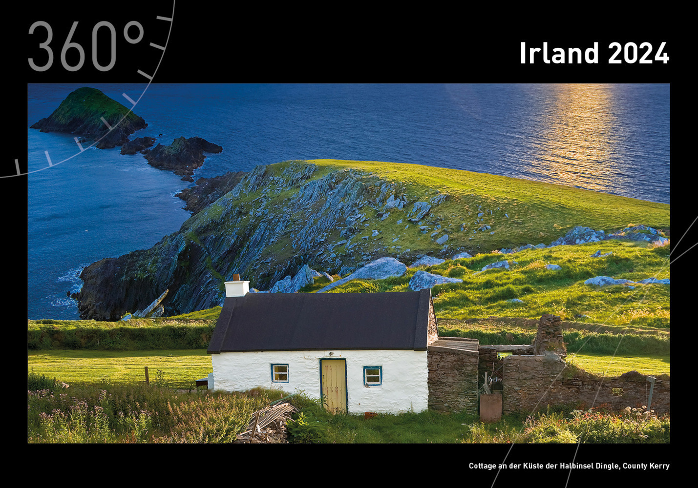 Cover: 9783968553672 | 360° Irland Premiumkalender 2024 | Heiko Beyer (u. a.) | Kalender