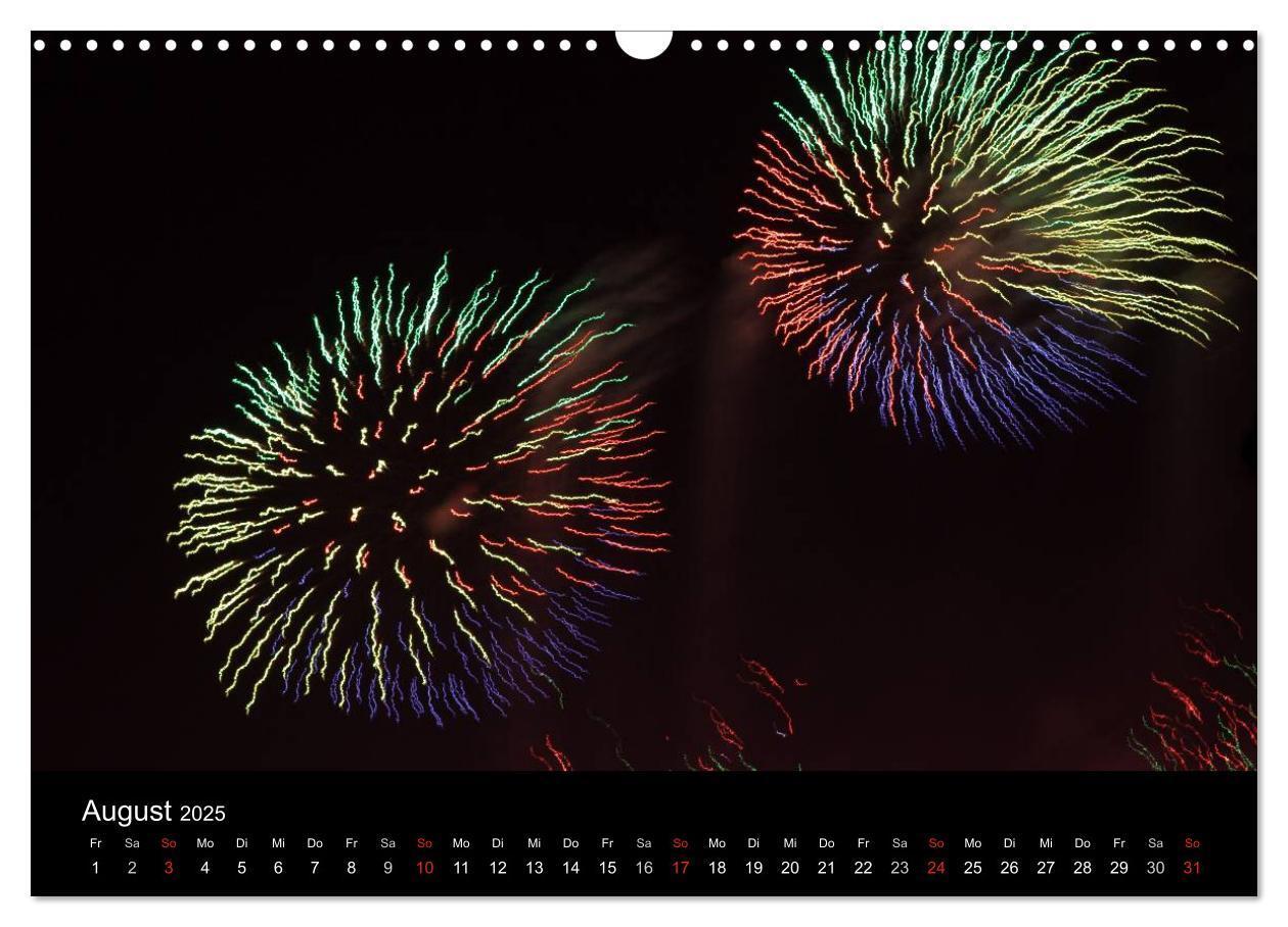 Bild: 9783435789665 | Feuerwerk (Wandkalender 2025 DIN A3 quer), CALVENDO Monatskalender