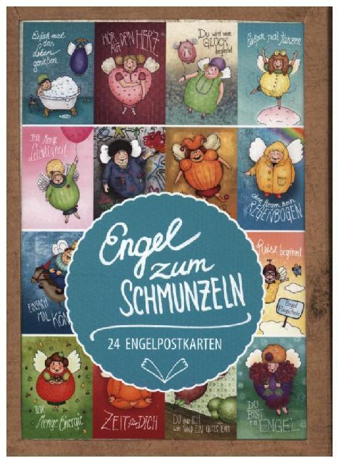 Cover: 9783038930051 | Engel zum Schmunzeln | 24 Engelpostkarten | Christina Zwittag | Stück