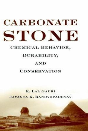 Cover: 9780471179771 | Carbonate Stone | Chemical Behavior, Durability, and Conservation