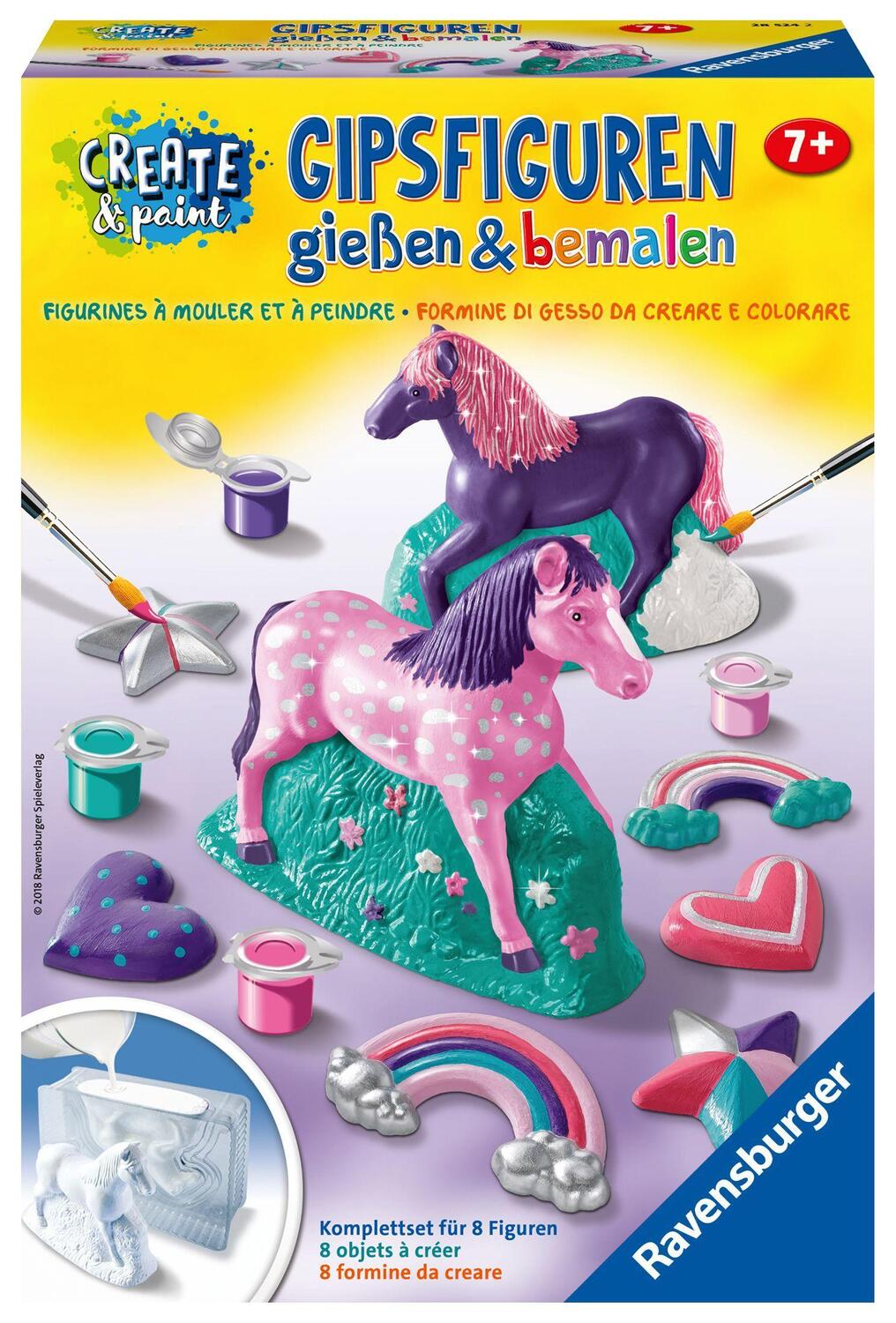 Cover: 4005556285242 | Fantasy Horse Create & Paint | Gipsfiguren gießen und bemalen | Spiel
