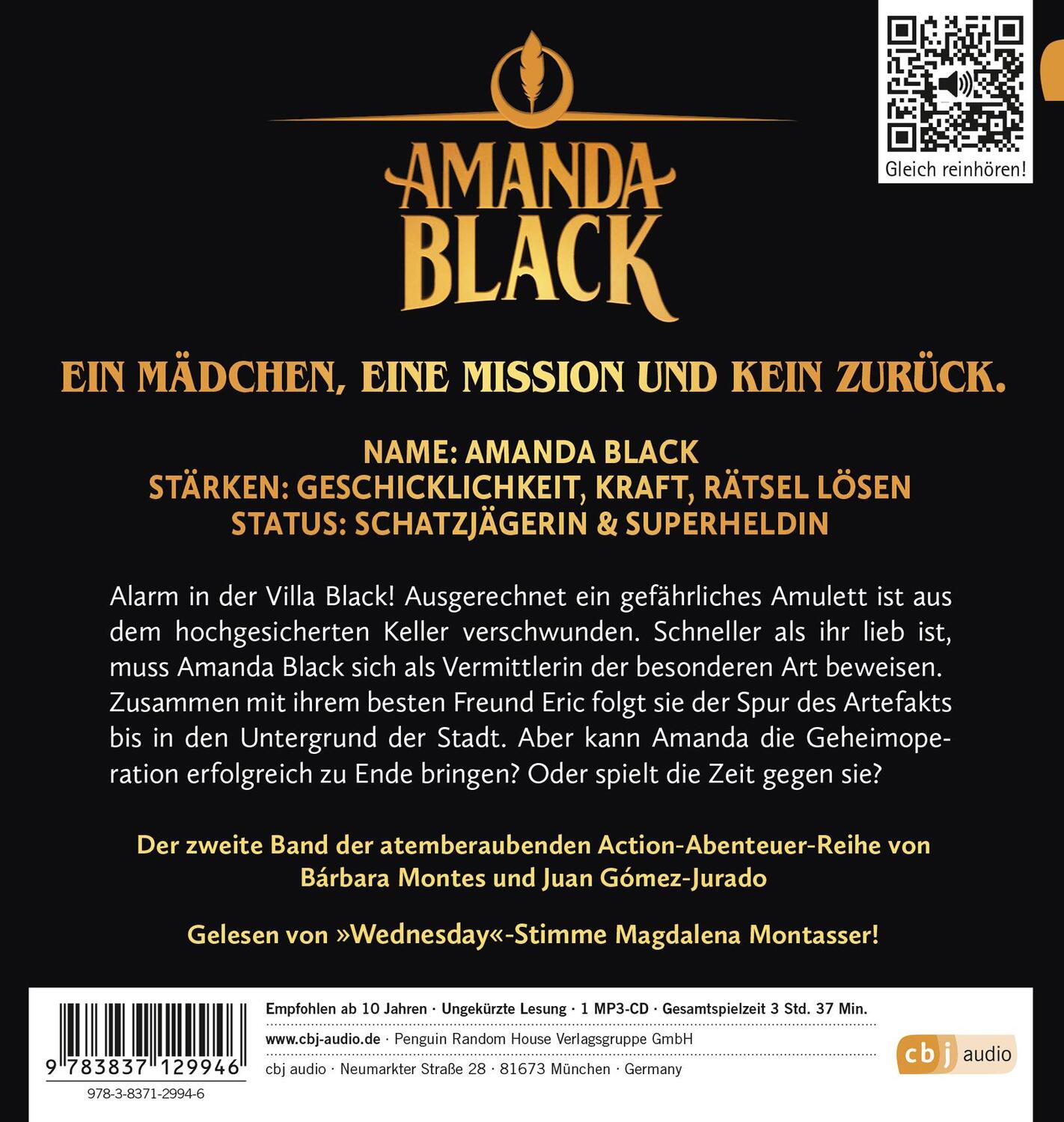 Bild: 9783837129946 | Amanda Black - Geheimoperation im Untergrund | Gómez-Jurado (u. a.)