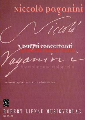 Cover: 9790011403006 | 3 Duetti concertanti | Niccolò Paganini | Buch | 40 S. | Deutsch