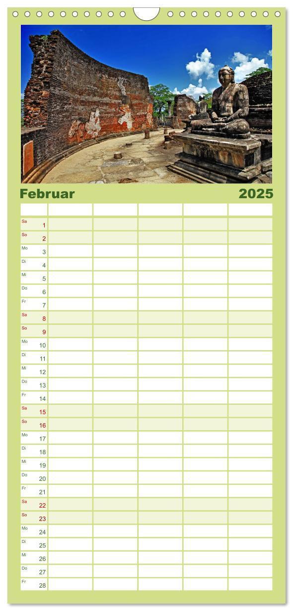 Bild: 9783457121535 | Familienplaner 2025 - Sri Lanka mit 5 Spalten (Wandkalender, 21 x...