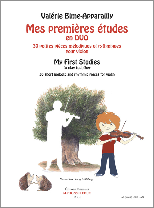 Cover: 9790046306839 | Mes premieres études pour violon (fr/en) | Valerie Bime-Apparailly