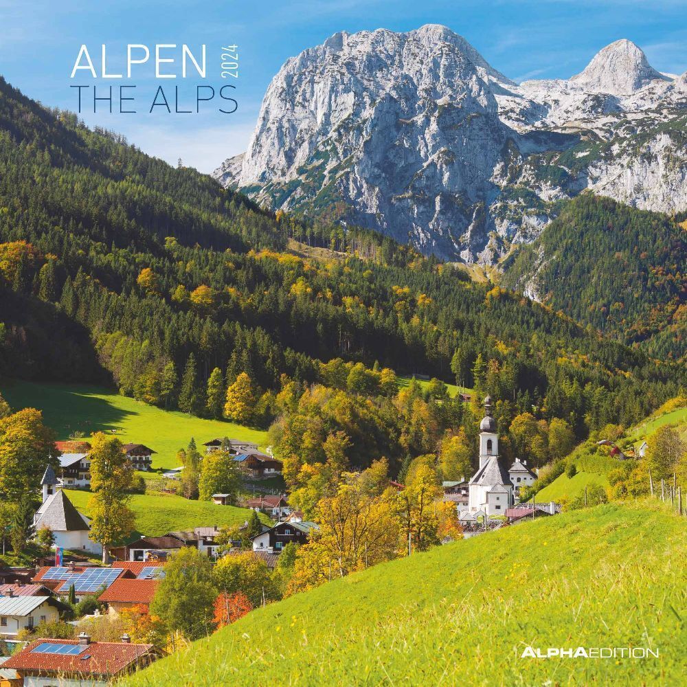 Cover: 4251732335694 | Alpen 2024 - Broschürenkalender 30x30 cm (30x60 geöffnet) -...
