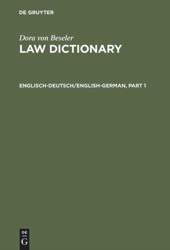 Cover: 9783110104295 | Englisch-Deutsch/English-German | Barbara Wüstefeld | Buch | 2 Bücher