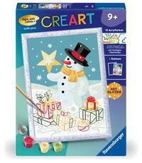 Cover: 4005556239566 | Ravensburger CreArt 23956 - Bezaubernder Schneemann - Malen nach...