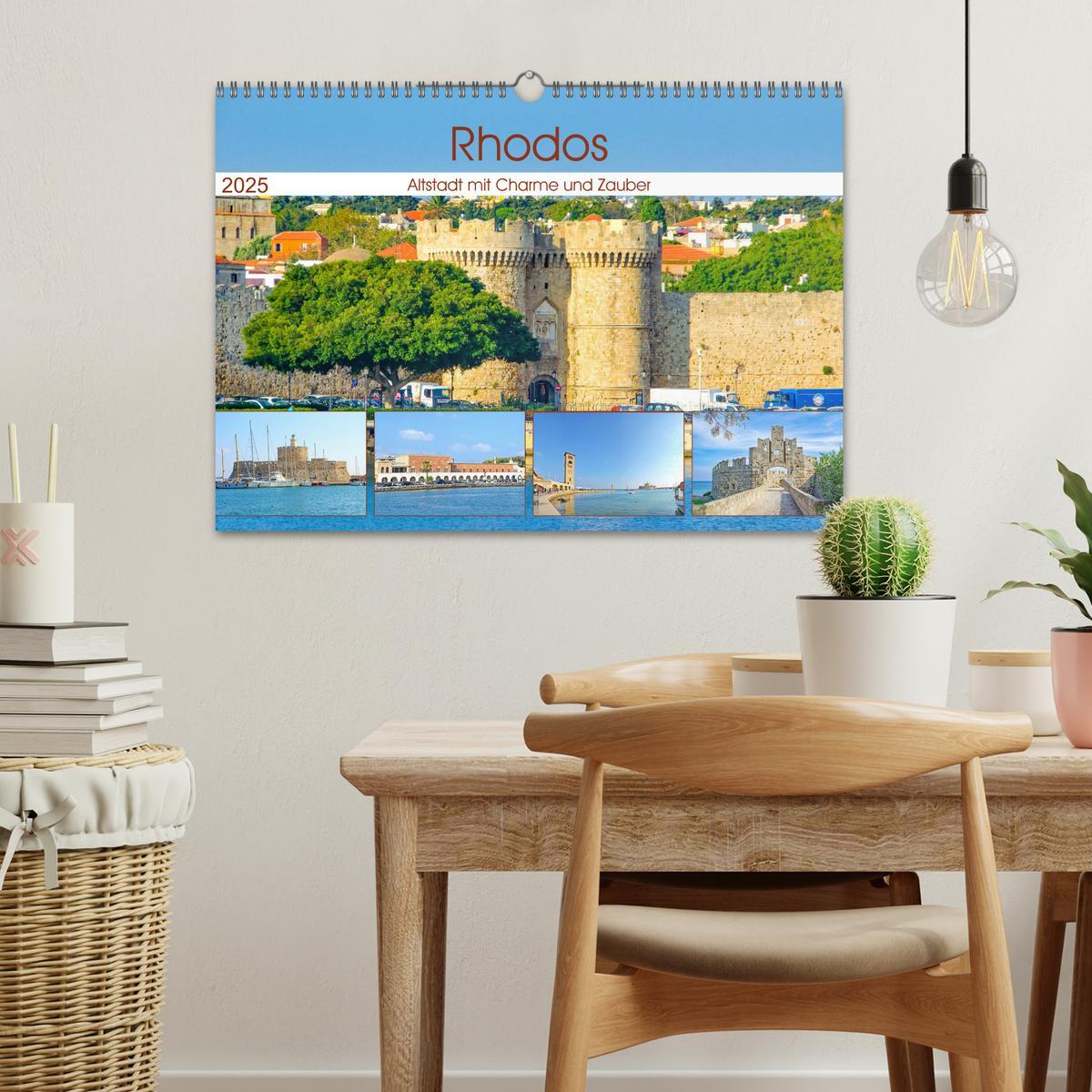 Bild: 9783435271665 | Rhodos - Altstadt mit Charme und Zauber (Wandkalender 2025 DIN A3...