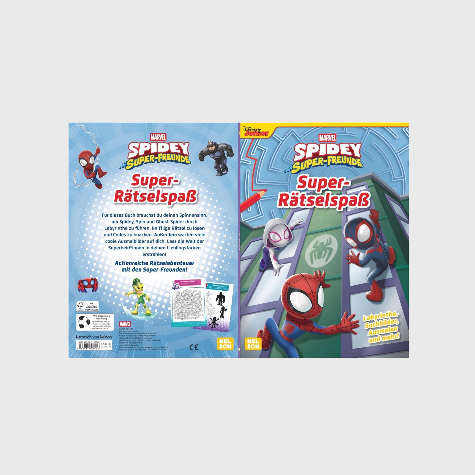 Bild: 9783845128306 | Marvel Spidey und seine Super-Freunde: Super-Rätselspaß | Taschenbuch