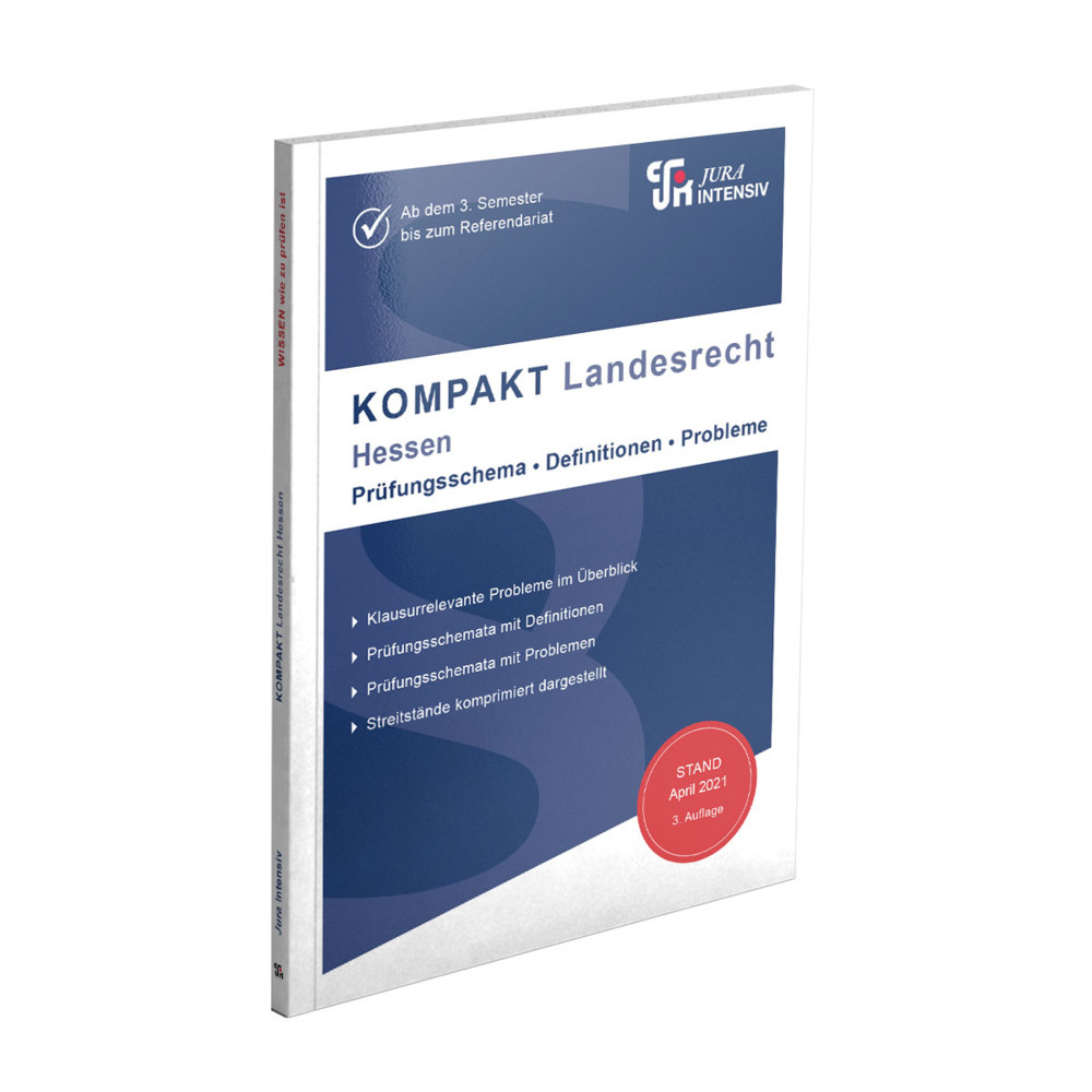 Cover: 9783967121520 | KOMPAKT Landesrecht - Hessen | Dirk Kues | Taschenbuch | Geklebt