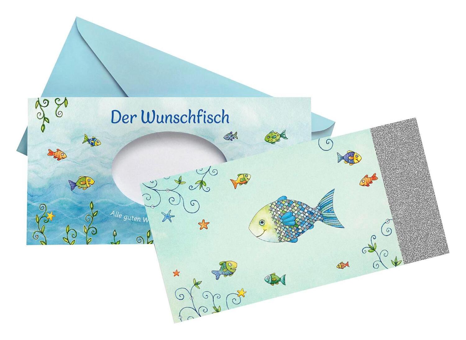 Bild: 4260308342189 | Der Wunschfisch. Alle guten Wünsche zur Erstkommunion - Kuvert für...