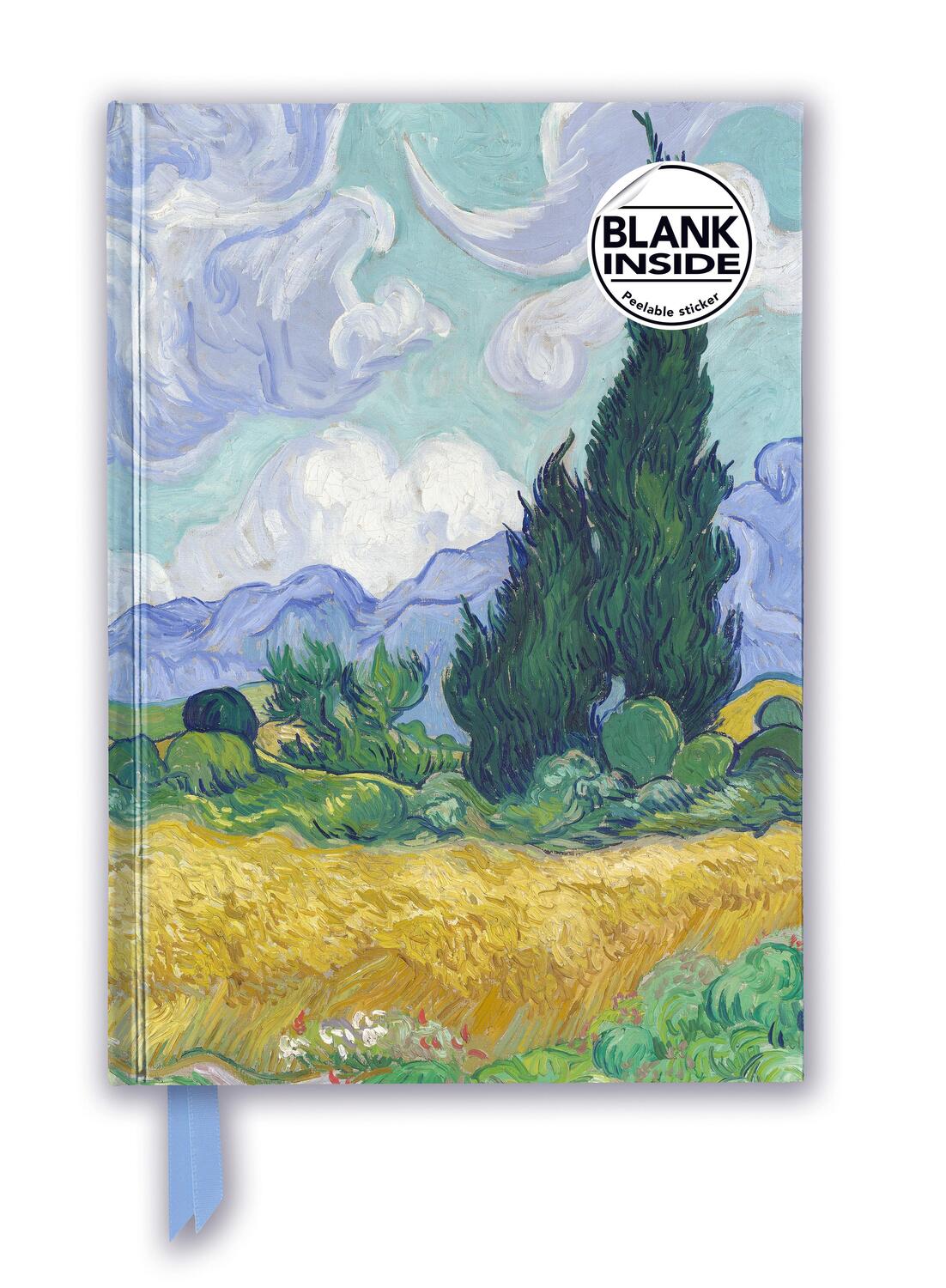 Cover: 9781787558533 | Vincent Van Gogh: Wheat Field with Cypresses (Foiled Blank Journal)