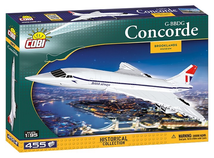 Cover: 5902251019174 | COBI 1917 - Concorde 1:95, 455 Klemmbausteine | COBI-1917 | Deutsch