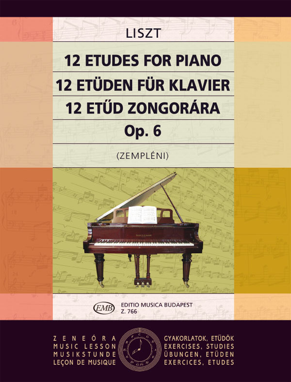 Cover: 9790080007662 | 12 Etüden op.6 für Klavier | Franz Liszt | Buch | EAN 9790080007662
