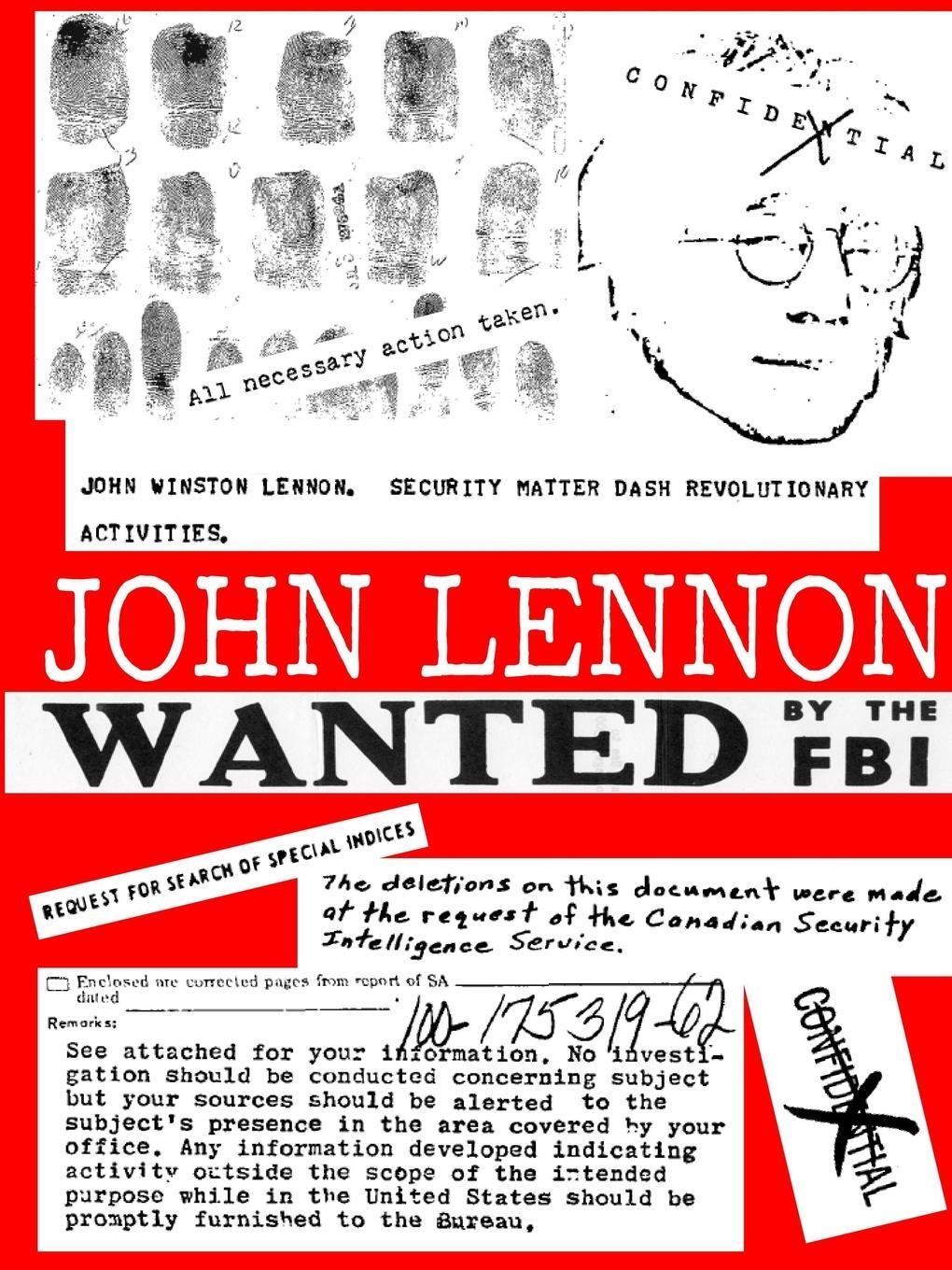 Cover: 9782954463612 | JOHN LENNON - Wanted by the FBI | Julien Kern | Taschenbuch | Englisch