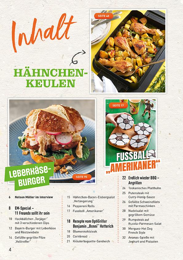 Bild: 9783966649070 | Tefal OptiGrill Magazin: So leicht geht lecker - Großes EM-Special