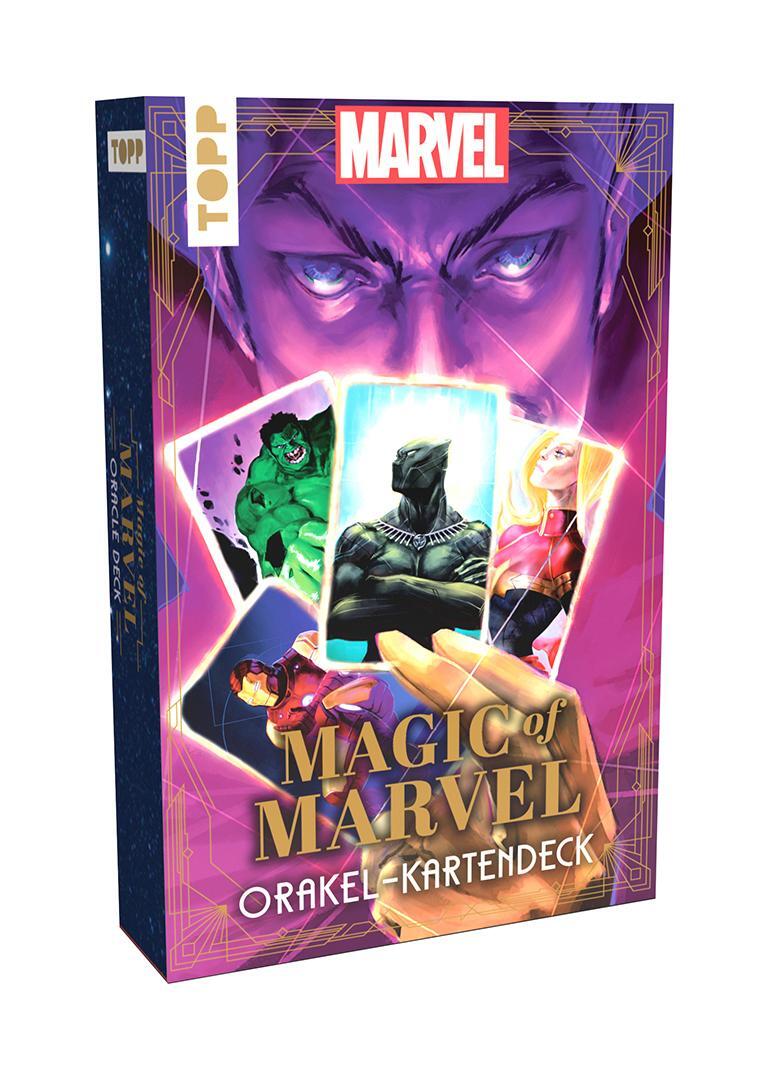 Cover: 9783735851512 | Magic of MARVEL Orakel-Kartendeck. Ein Blick in die Zukunft mit den...