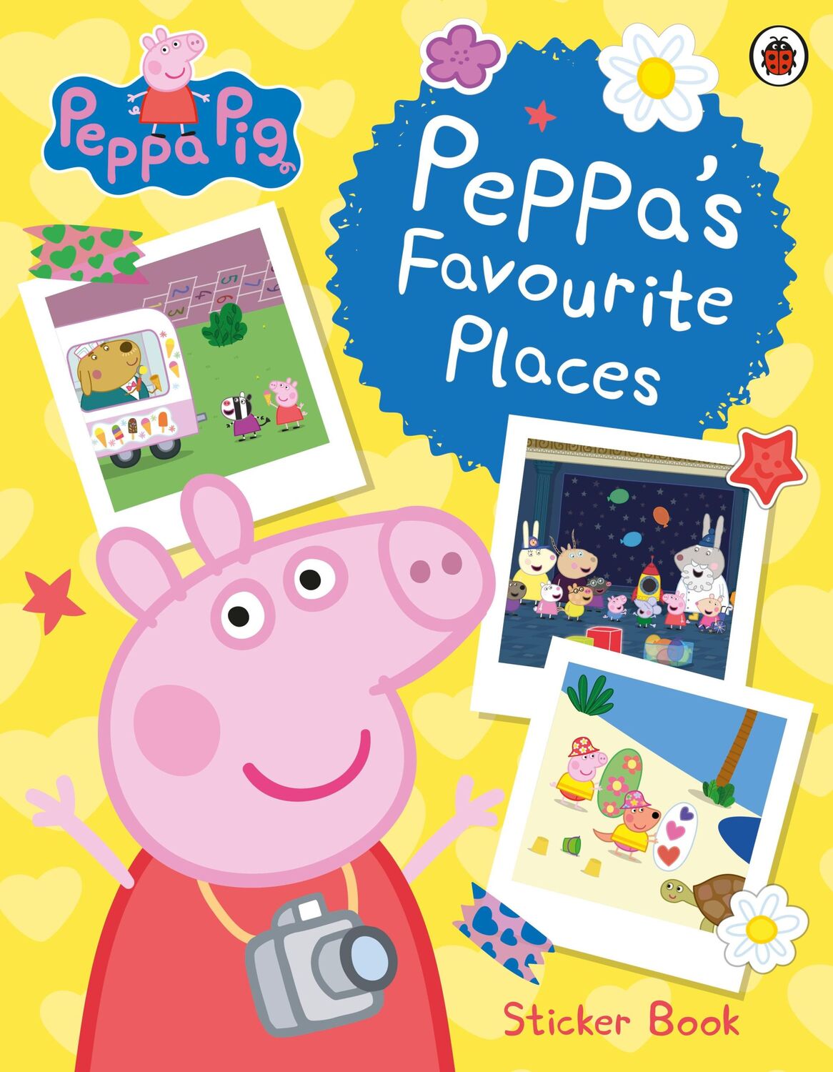 Cover: 9780241606834 | Peppa Pig: Peppa's Favourite Places | Sticker Scenes Book | Peppa Pig