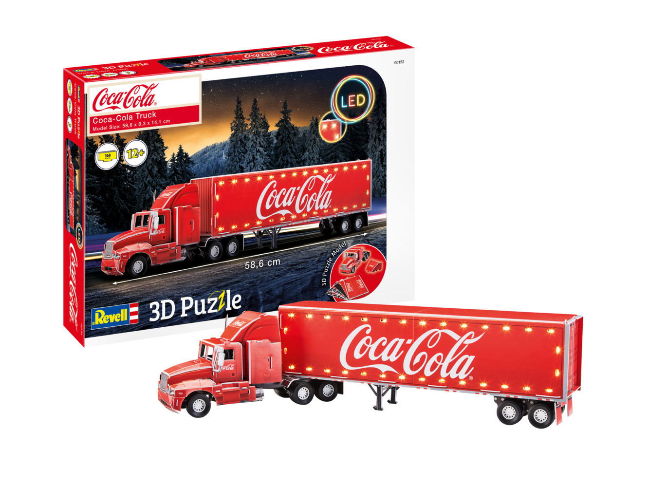 Cover: 4009803001524 | Coca-Cola Truck - LED Edition 3D (Puzzle) | Spiel | In Karton | 2021