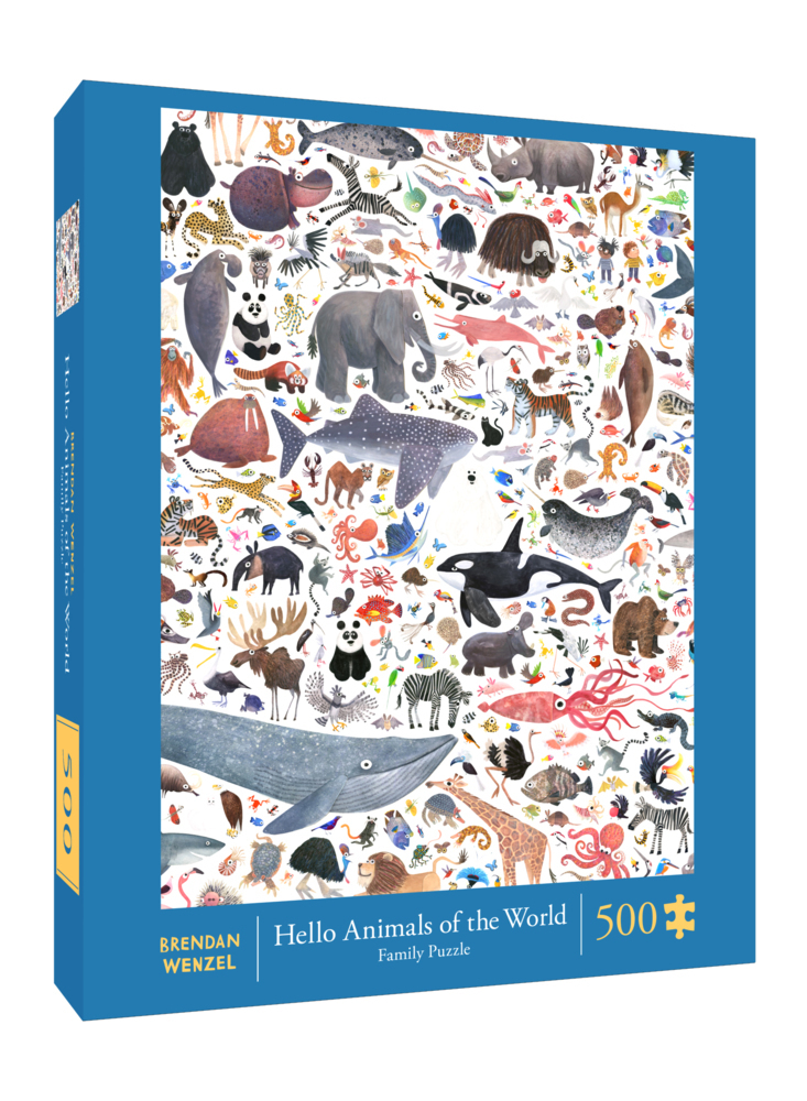 Cover: 9781797213590 | Hello Animals of the World 500-Piece Family Puzzle | Spiel | Englisch