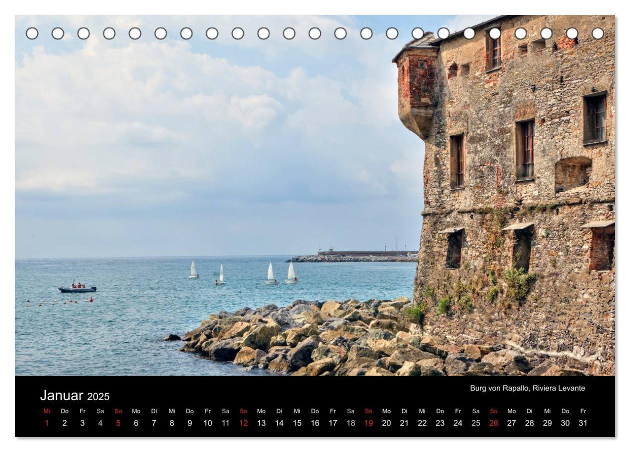 Bild: 9783435825844 | Ligurien - die italienische Riviera (Tischkalender 2025 DIN A5...