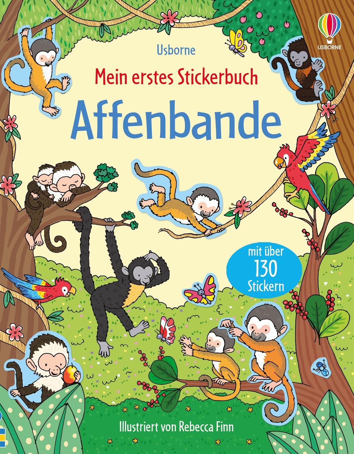 Cover: 9781789418583 | Mein erstes Stickerbuch: Affenbande | Jessica Greenwell (u. a.) | Buch