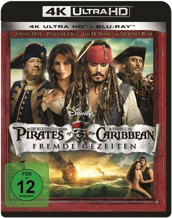 Cover: 8717418608101 | Pirates of the Caribbean - Fremde Gezeiten 4K, 1 UHD-Blu-ray + 1...