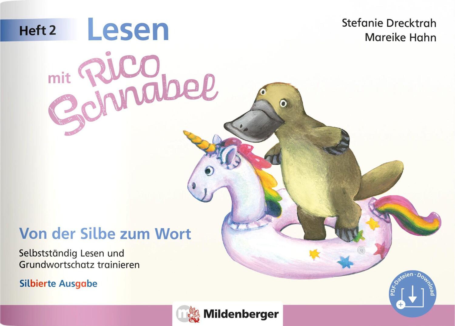 Cover: 9783619120628 | Lesen mit Rico Schnabel, Heft 2: Von der Silbe zum Wort - silbierte...