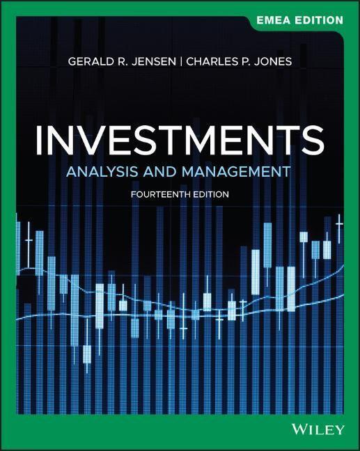 Cover: 9781119667506 | Investments | Analysis and Management, EMEA Edition | Jones (u. a.)