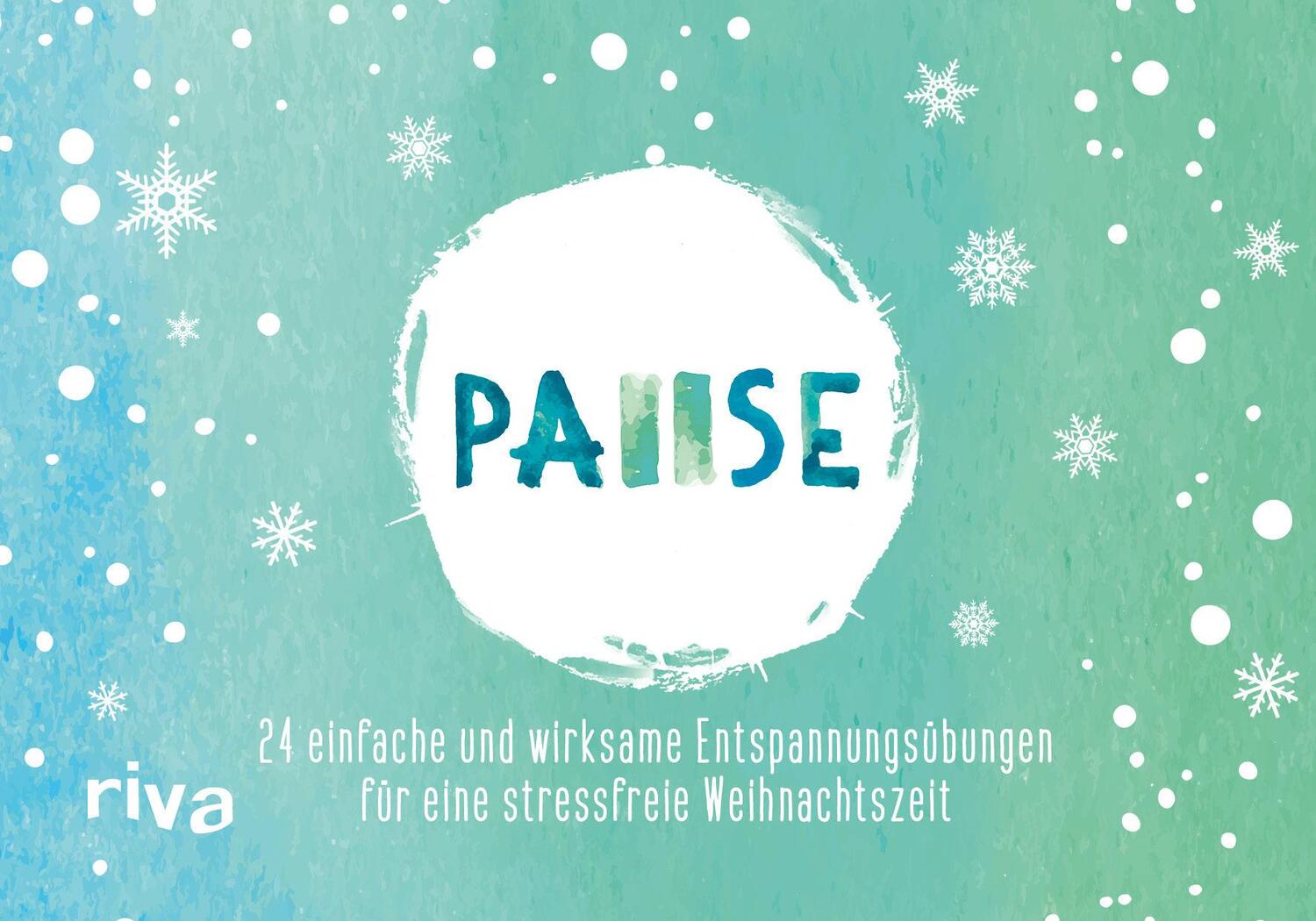 Cover: 9783742322210 | Pause - Der Adventskalender | Buch | Deutsch | 2022 | riva