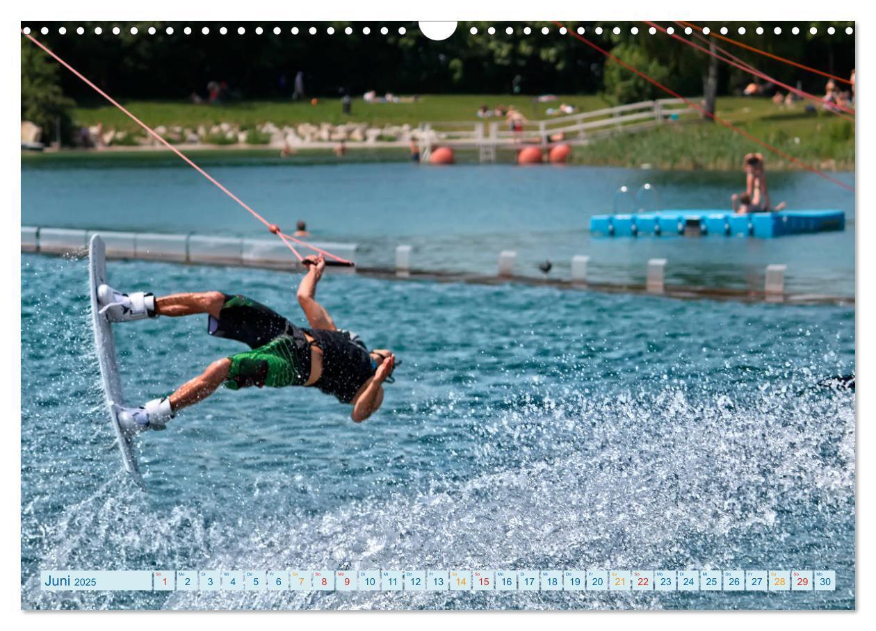 Bild: 9783435368723 | Wakeboarden (Wandkalender 2025 DIN A3 quer), CALVENDO Monatskalender