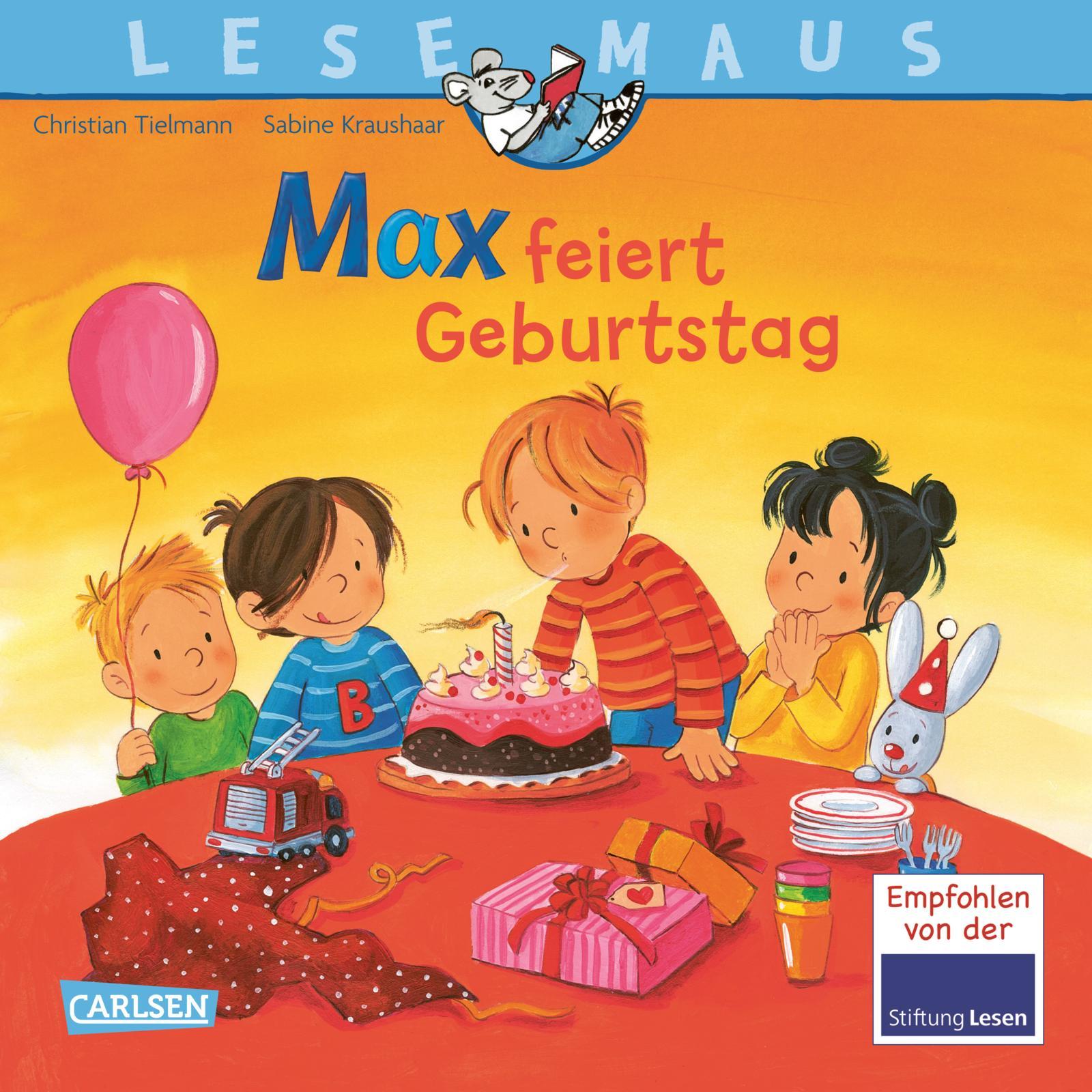 Cover: 9783551086754 | LESEMAUS 21: Max feiert Geburtstag | Christian Tielmann | Taschenbuch