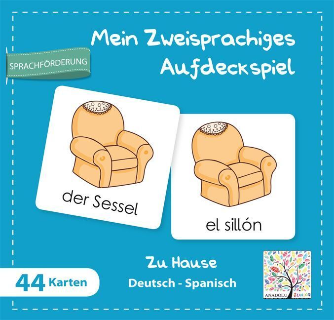 Cover: 9783861216698 | Mein zweisprachiges Aufdeckspiel, Zu Hause Deutsch-Spanisch...