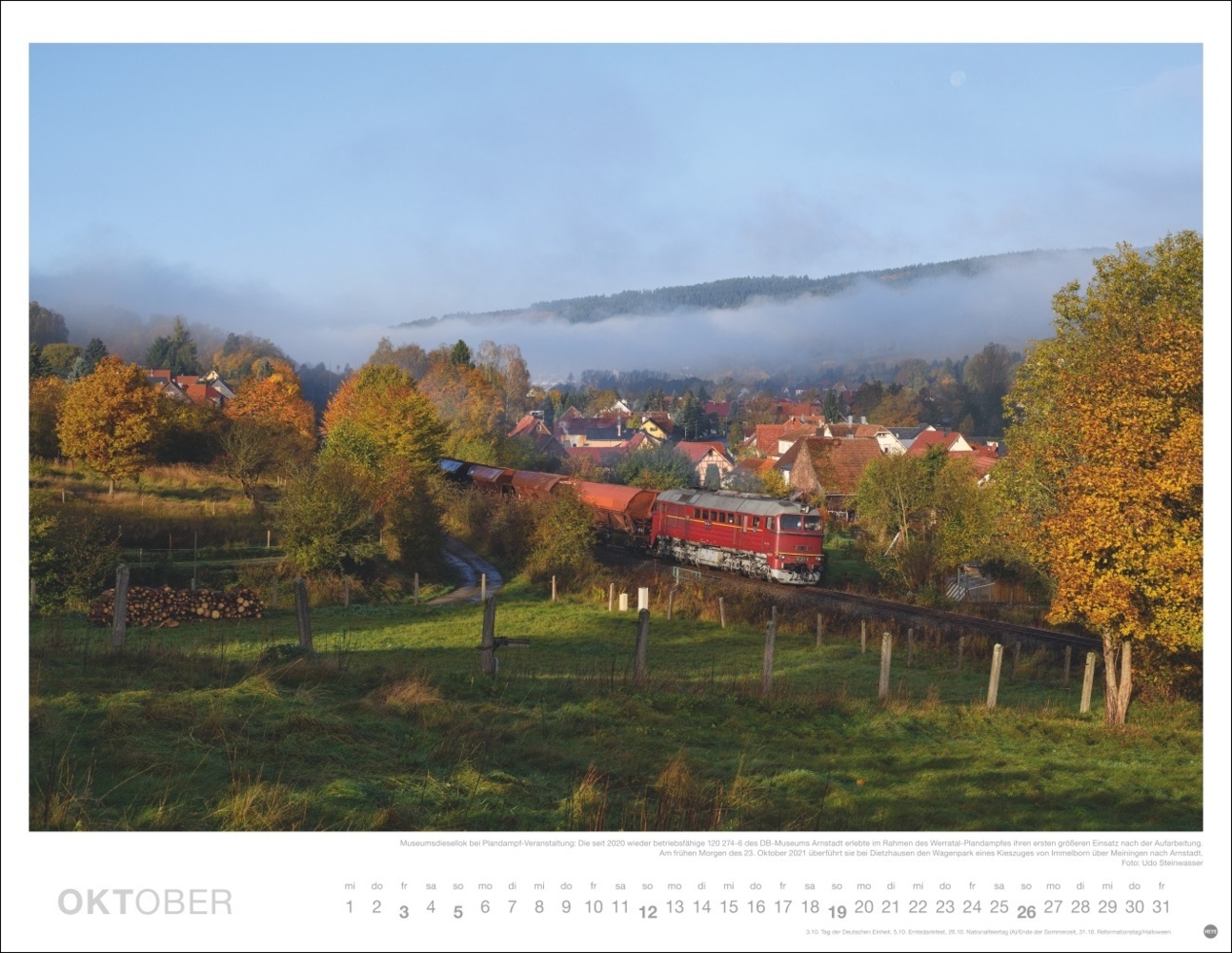 Bild: 9783756405152 | Eisenbahn Romantik Posterkalender 2025 | Georg Wagner | Kalender