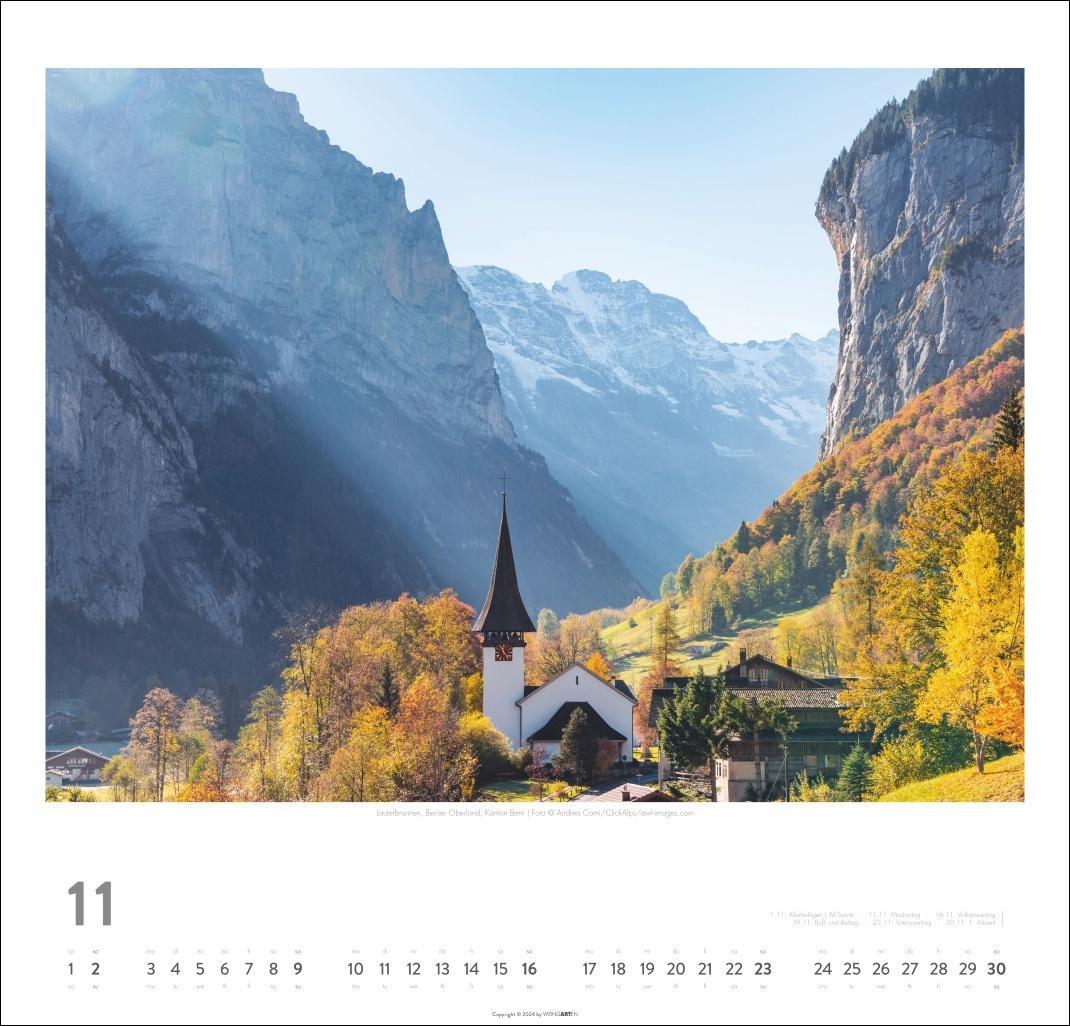 Bild: 9783839901205 | Die Schweiz Kalender 2025 - Schönste Landschaften und Ansichten | 2025