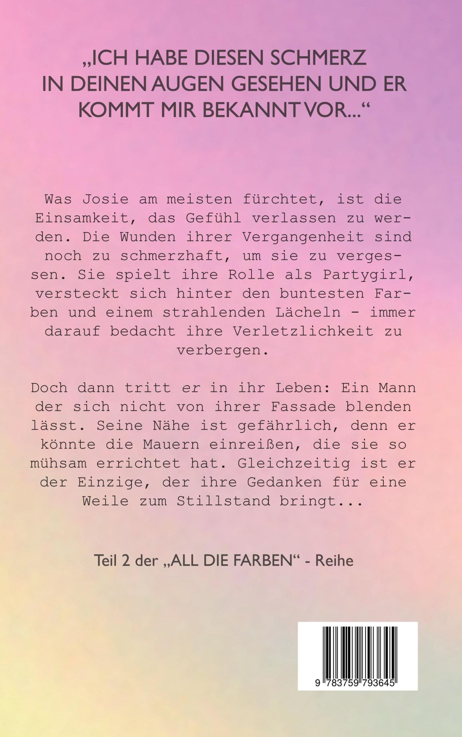 Rückseite: 9783759793645 | All die Farben um mich herum | Katharina Ferihumer | Taschenbuch