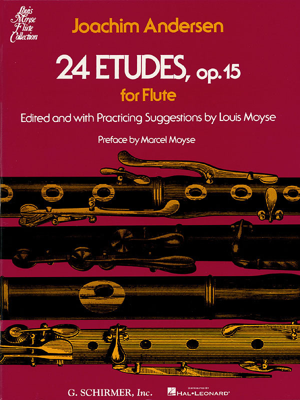 Cover: 73999350906 | 24 Etudes, Op. 15 | Joachim Andersen | Woodwind Solo | Buch | 1986