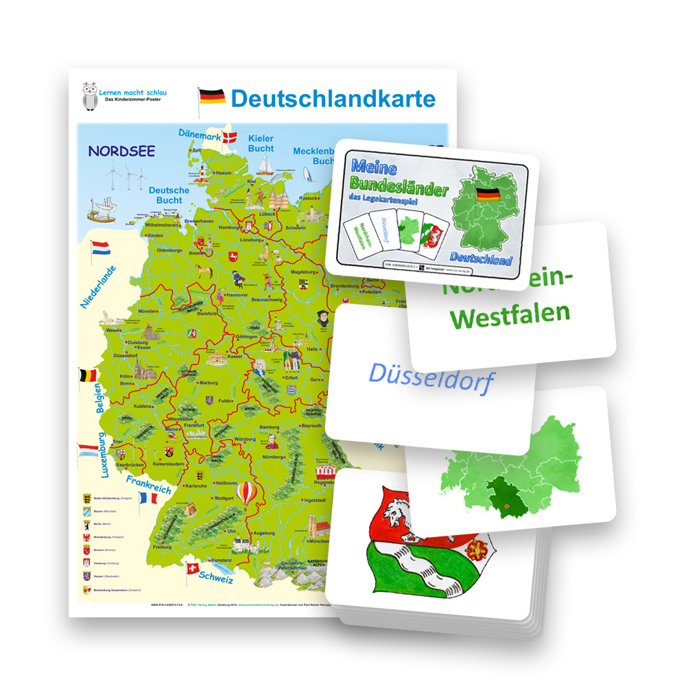 Cover: 4280000923578 | Meine Bundesländer - das Deutschland-Legespiel | E&amp;Z-Verlag GmbH