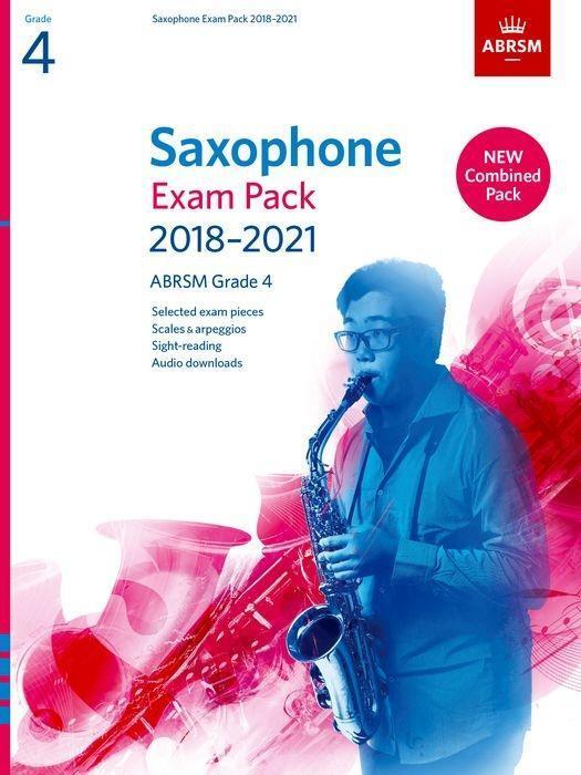 Cover: 9781786010308 | Saxophone Exam Pack Grade 4 2018-2021 | ABRSM | Buch + Online-Audio