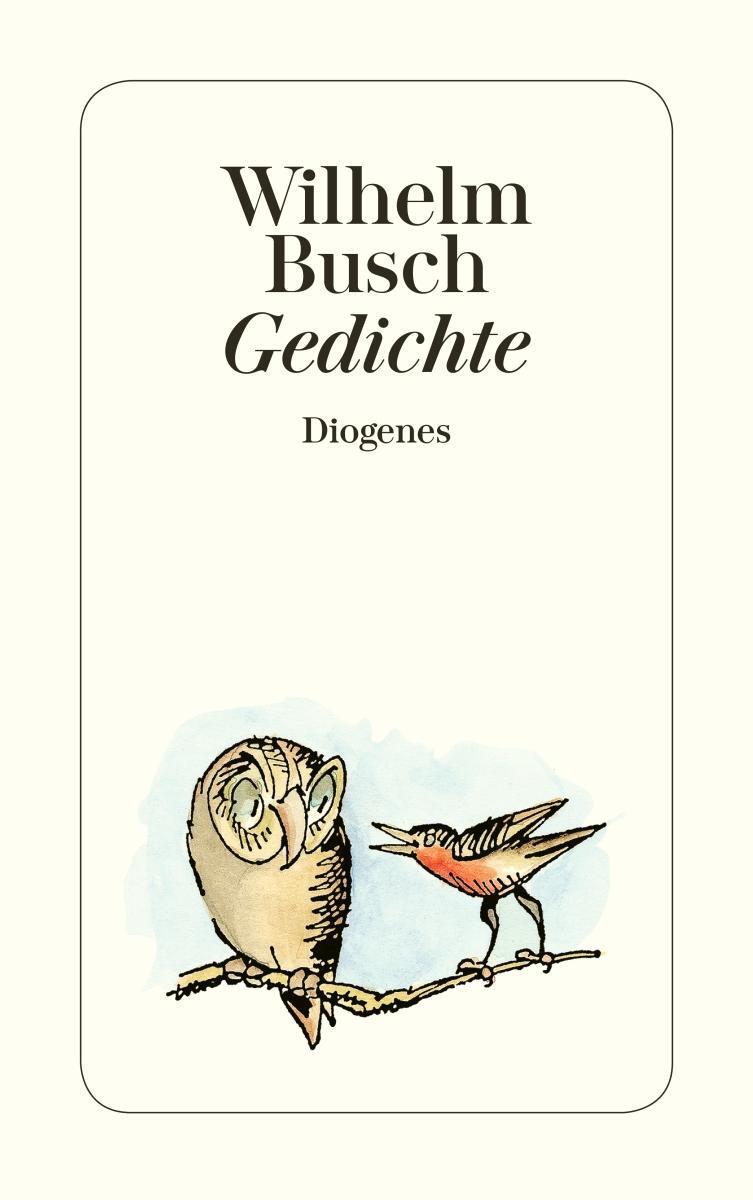 Cover: 9783257201079 | Gedichte | Wilhelm Busch | Taschenbuch | Diogenes Taschenbücher | 1986