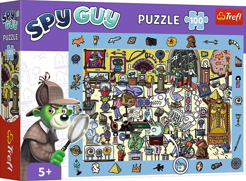 Cover: 5900511155952 | Observation / Beobachtungs Puzzle 100 - Spy Guy - Museum | Spiel