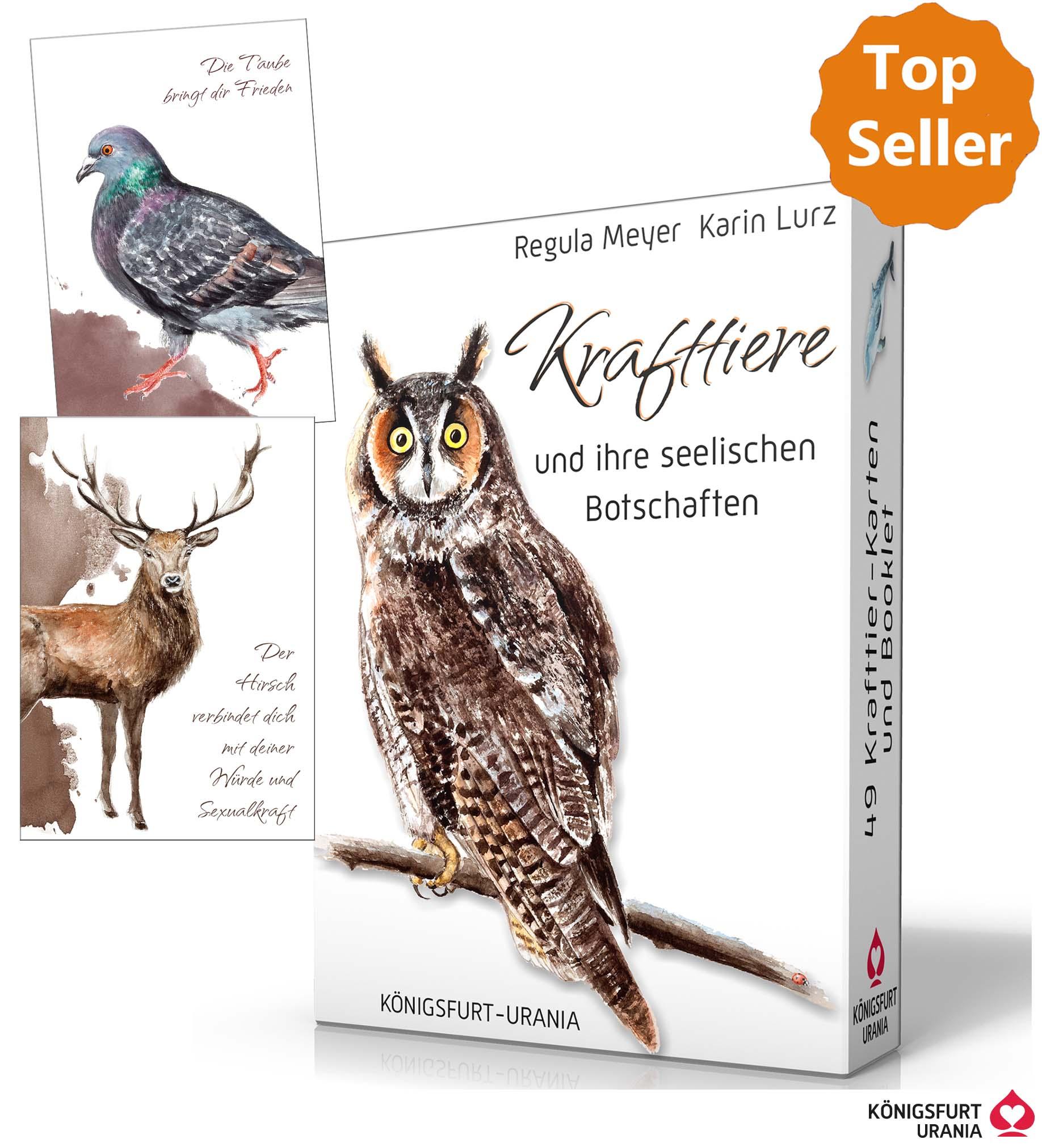 Cover: 9783868267686 | Krafttiere und ihre seelischen Botschaften | Regula Meyer | Buch