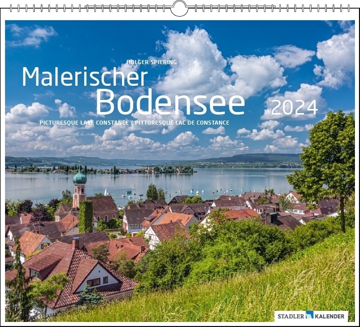 Cover: 9783861923039 | Malerischer Bodensee 2024 | Holger Spiering | Kalender | Spiralbindung