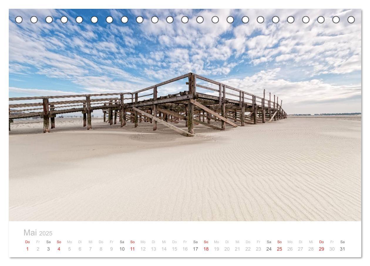 Bild: 9783435620791 | St. Peter-Ording (Tischkalender 2025 DIN A5 quer), CALVENDO...