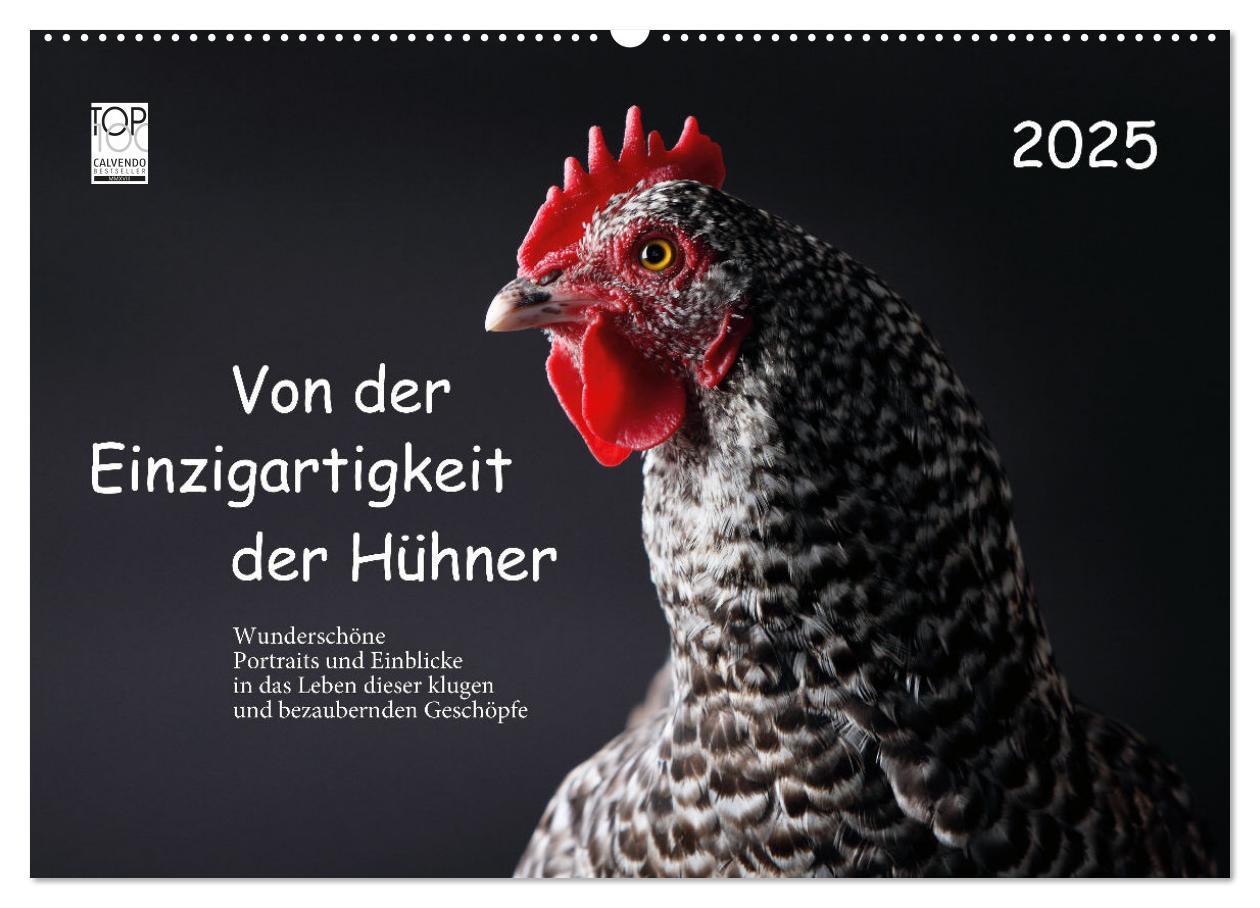 Cover: 9783457144664 | Von der Einzigartigkeit der Hühner 2025 (Wandkalender 2025 DIN A2...